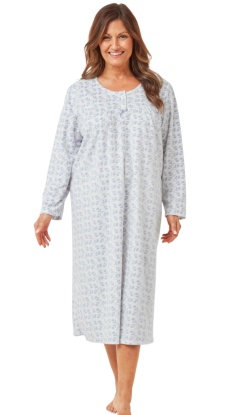 Fleece nightgown plus size sale